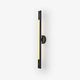The bar on a white background, a slim rod with a round wall mount
