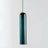 The green glass tube shown lit against a pale background