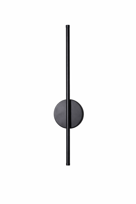 The rod and its round mount seen in profile, switched off against white