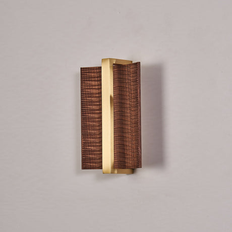 The two wings seen at an angle, showing how far they curl off the wall