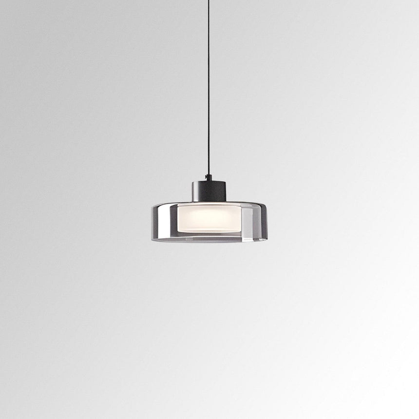 Lirene Pendant Light - Toned Glass Modern Minimalist Sculptural Design | OroDwell