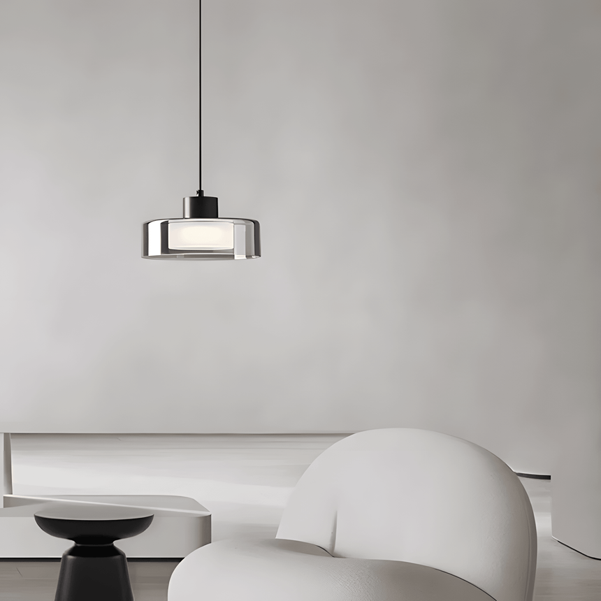 Pendant Light with Toned Glass Finish for Living Room | OroDwell