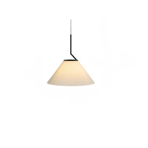 Fabric Pendant Light With Pleated Scandinavian Design - OroDwell