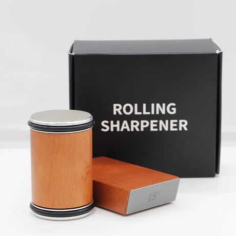 Magnetic Knife Sharpener With 15 And 20 Degree Angle Guide - OpalDwell