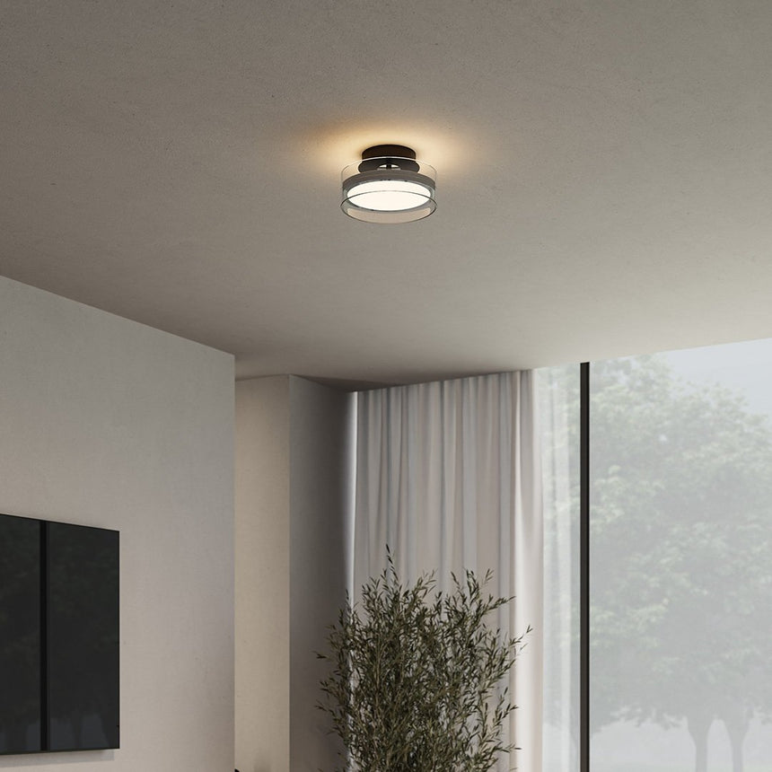 Metal ceiling light with dimmable LED design