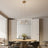 Metal pendant light with sleek modern silhouette design