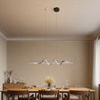 Glass wall lamp with sleek modern silhouette design
