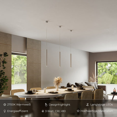 LED Hanging Lamp for Dining Room Ambiance
