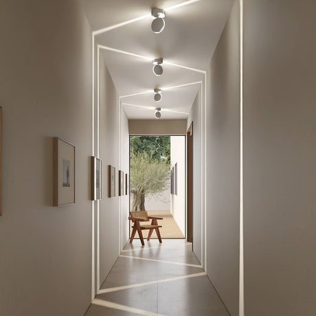 Outdoor Wall Light Matte White Finish Detail