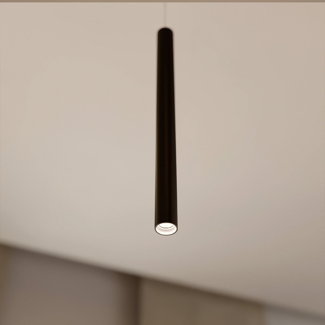 Aluminum Pendant Light Adjustable Hanging Depth