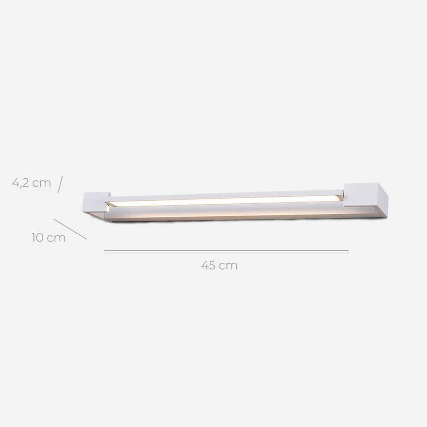Aluminum Wall Lamp with ambient lighting for hallway | OroDwell