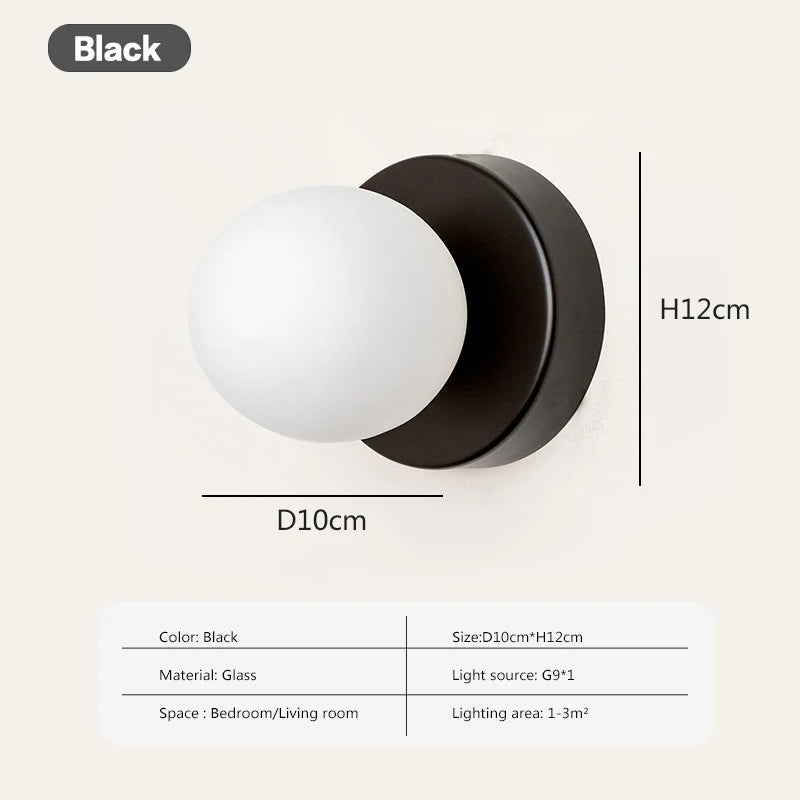Warm glow wall sconce for hallway