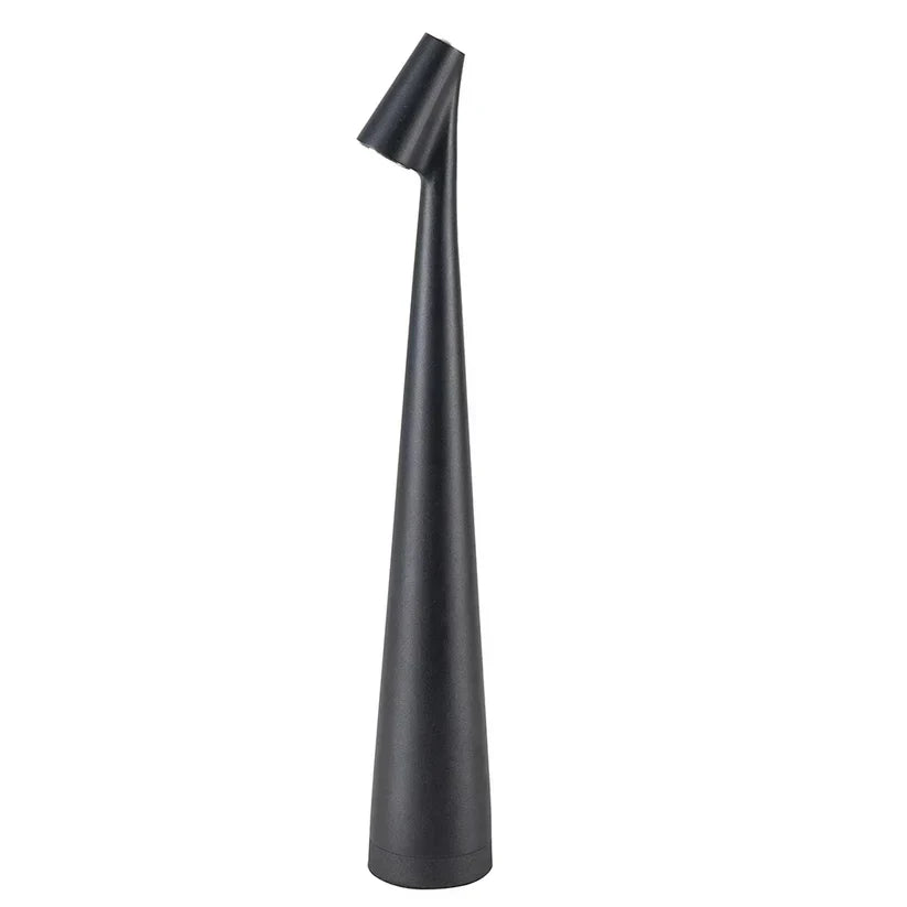 Metal mood lamp warm glow ambient scene