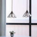 Brass pendant light for welcoming interior atmosphere