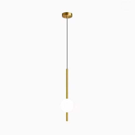 Brass single light version shown against a plain white background