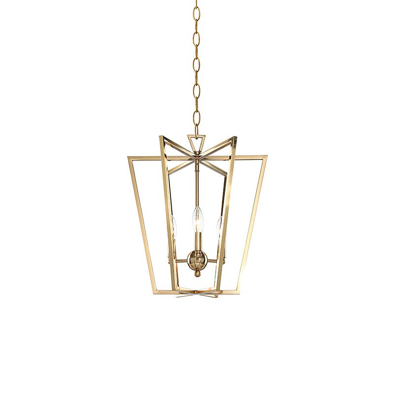 The tapered frame version on its chain against a plain pale background