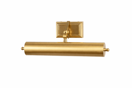 The brass tube seen level, the capped bracket holding it forward