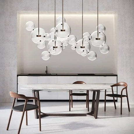 OrbisGlow Sphere Pendant Light for Modern Interiors OpalDwell