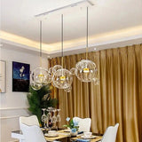 Bubble pendant light installation view
