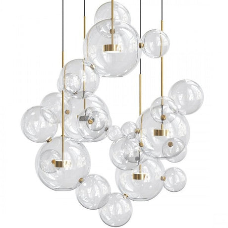 Bubble pendant light for dining area