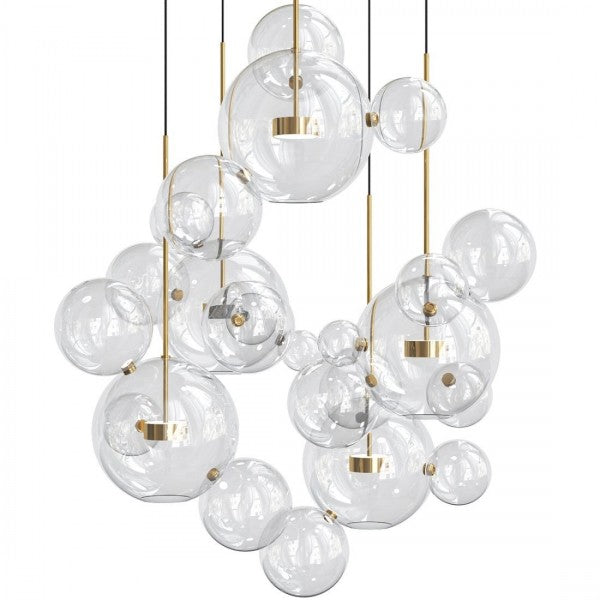 Bubble pendant light for dining area