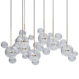 Modern pendant fixture close-up