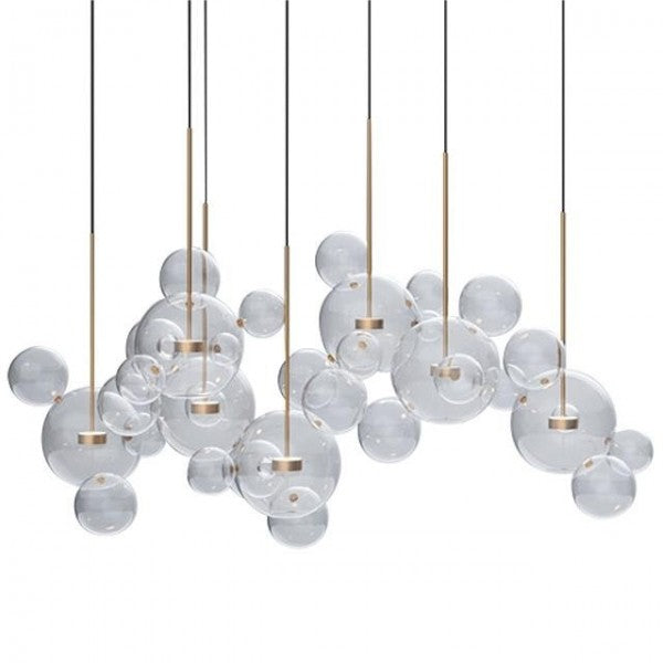 Modern pendant fixture close-up