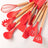 CulinaPro Silicone Cooking Tool Set spoon and spatula detail - OpalDwell