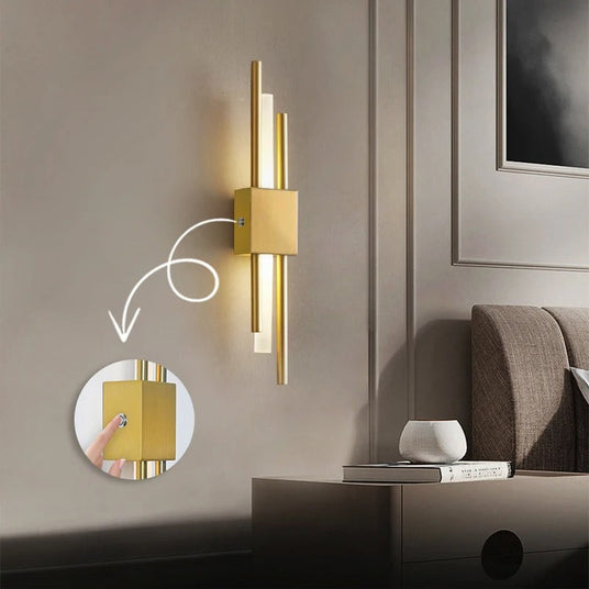 USB Rechargeable Wall Sconce Fixture Detail