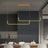 Metal pendant light for contemporary home decor