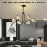 Stoving Varnish Finish Chandelier Warm White Light