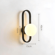 Modern wall lamp for residential interiors