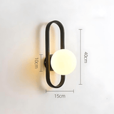 Modern wall lamp for residential interiors