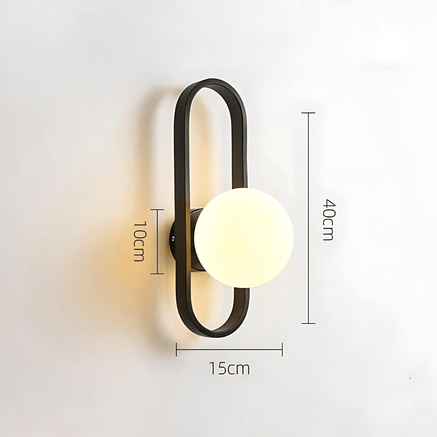Modern wall lamp for residential interiors