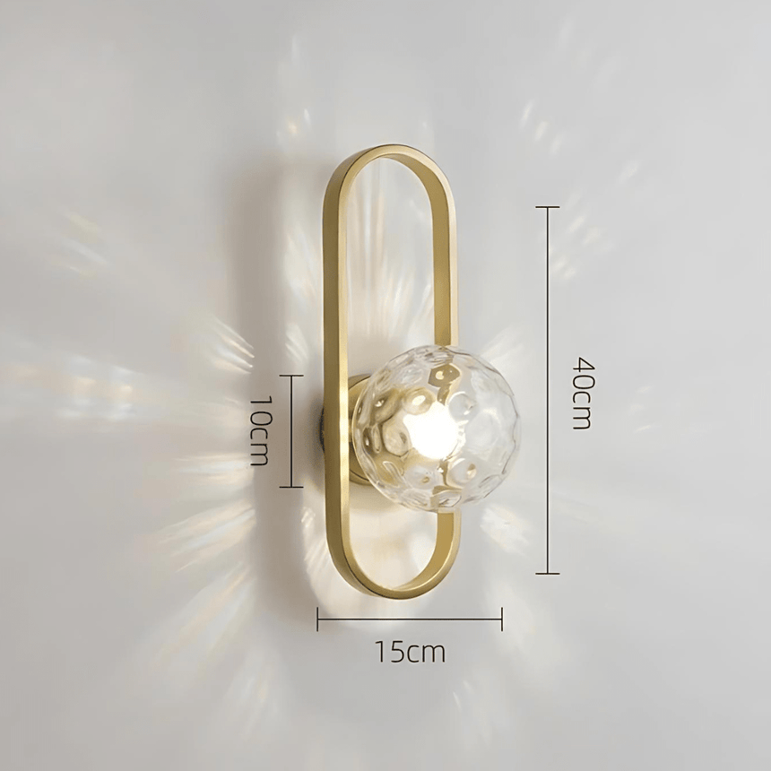 Up and down LED wall lamp for bedroom