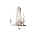 The two arm version on a pale background, showing the finial and the drop