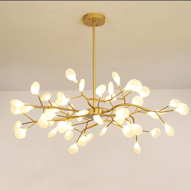 iron metal and glass pendant chandelier