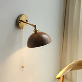 Aureo Vintage-Style Wood Wall Lamp vintage-inspired home decor accent - OpalDwell