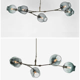 LustraNova Glass Bubble Pendant Light With Branching Arms Ambient Lighting - OpalDwell