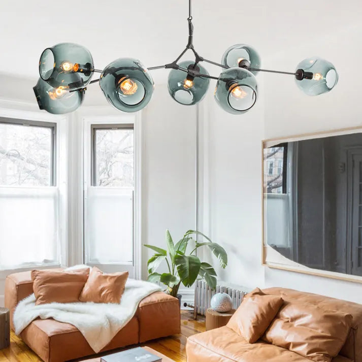 LustraNova Pendant Light Mid-Century Inspired Silhouette - OpalDwell
