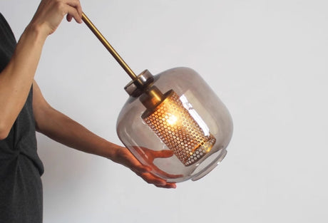 Glass Pendant Light With Modern Elegant Design - OroDwell