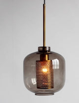 LumenVera Glass Pendant Light Close-Up Detail - OroDwell