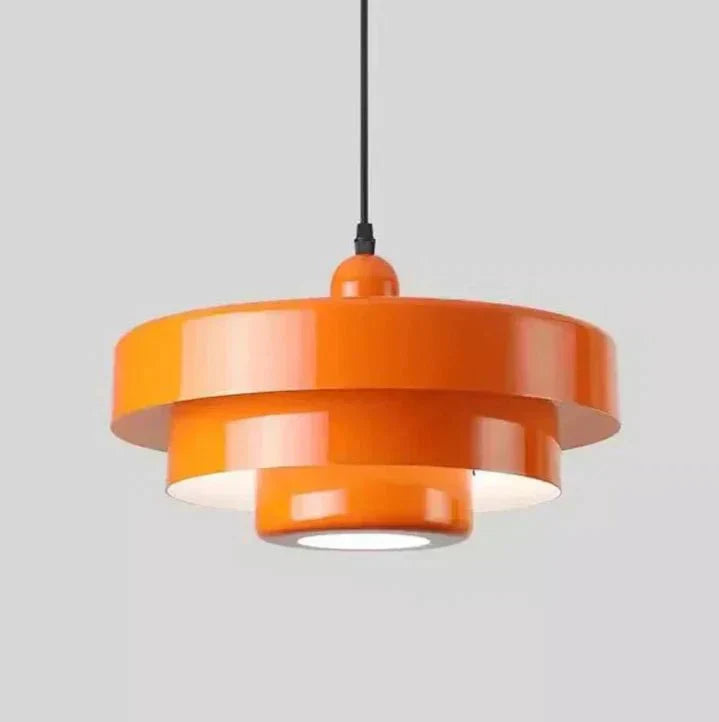 White Pendant Light with ambient lighting for modern homes | OroDwell