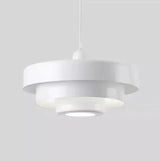 Alora White Pendant Light close-up – square design | OroDwell