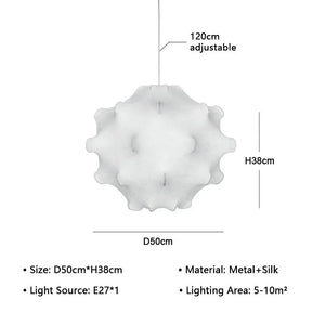 Dimension card for the 50 cm cloud shade