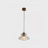 The clear crackle glass shade seen alone on a plain pale background