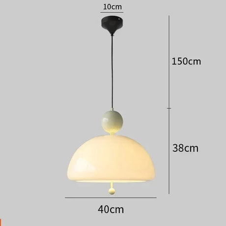 The black version drawn with the 40 cm width and the 150 cm drop marked