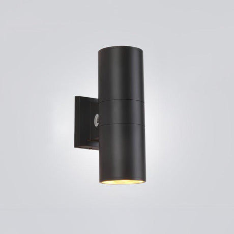 The black finish, lit, on a pale gray background