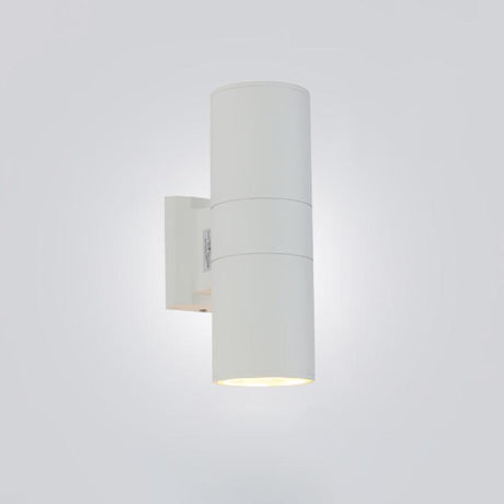 The white finish, lit, on a pale gray background