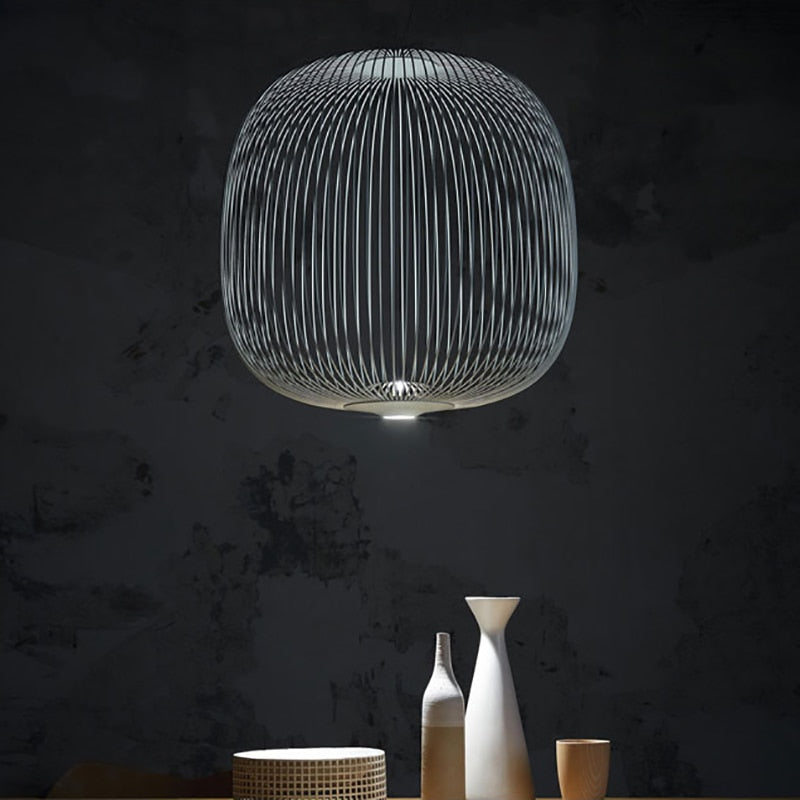 Spoke Pendant Light Modern Suspension Fixture